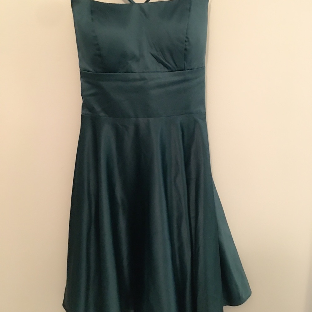Dillard’s mini green dress